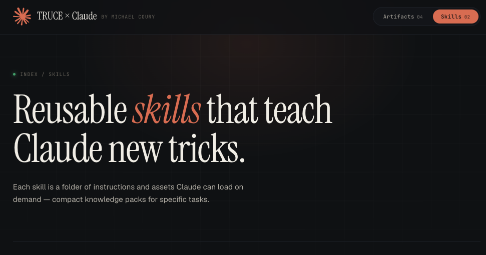Skills library