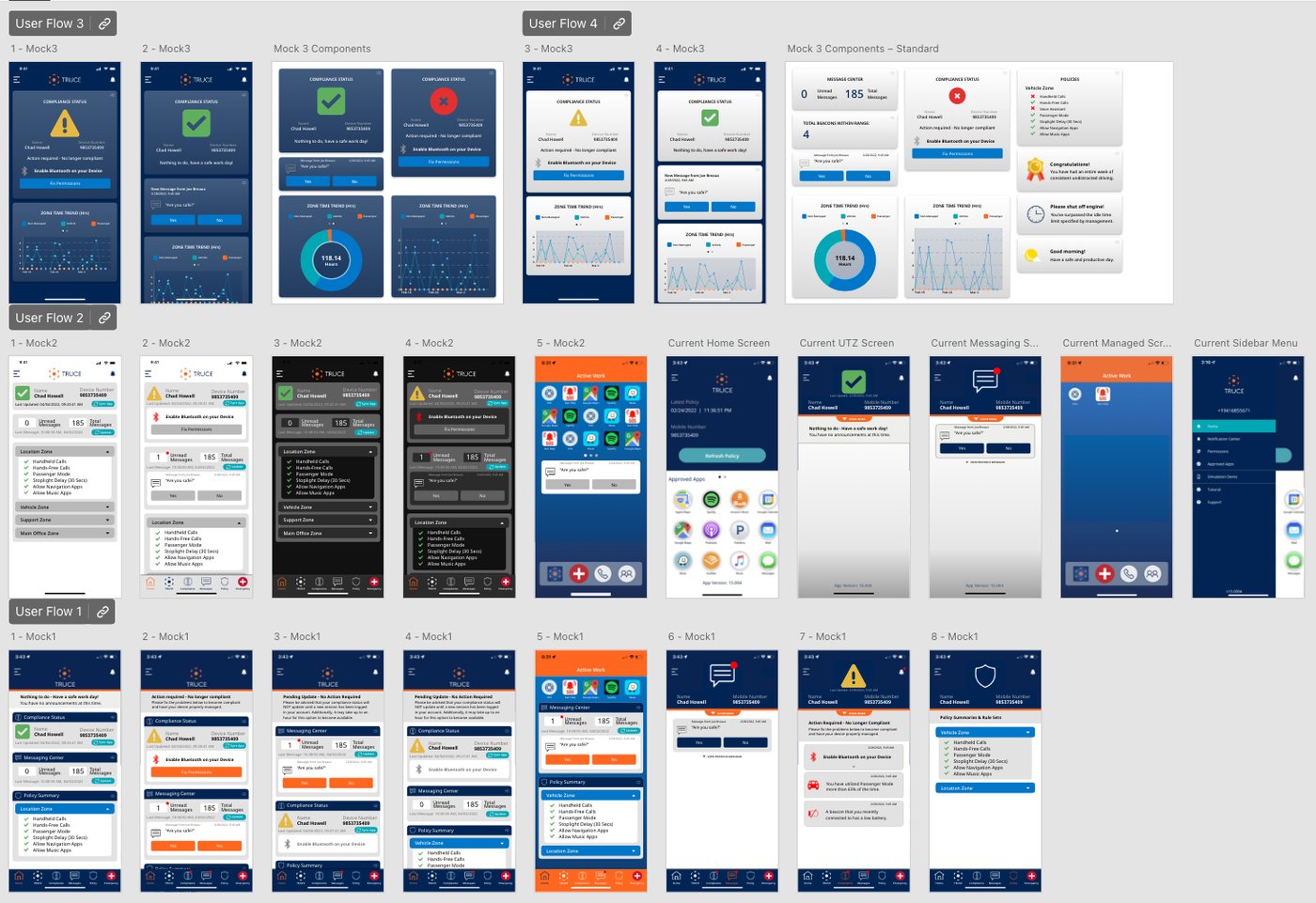 App concept designs